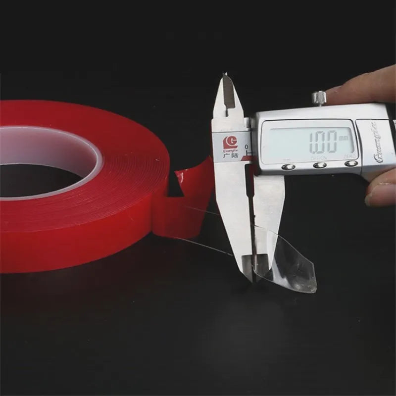 Double Sided Tape Nano Tape 3Meter 3/6/8/10/15/20/25/30Mm Width Transparent Tape Washable Adhesive Nano Traceless Sticker Glue - WORLDZii