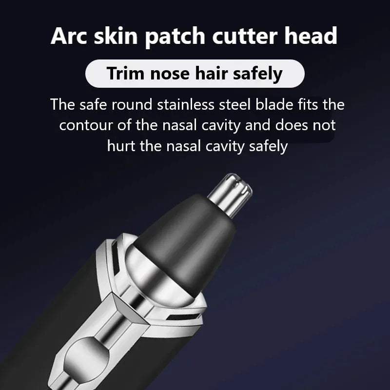Kemei 6512 Nose Hair Trimmer Nasal Wool Implement Nose Hair Cut Washed Trimmer Clipper and Hair Razor Epilator Remover Nose Hair - WORLDZii