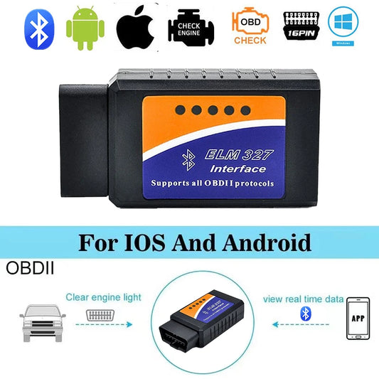 ELM327 V2.1 OBD2 Scanner Bluetooth Car Diagnostic Tool