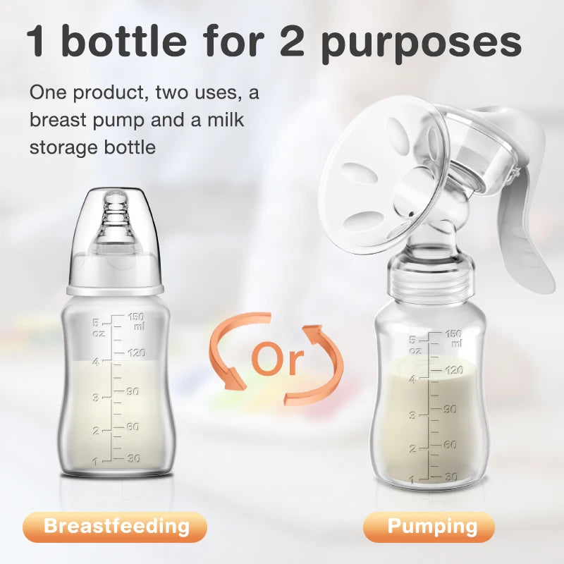 Breast Milk Pump and Feeding Bottle - WORLDZii