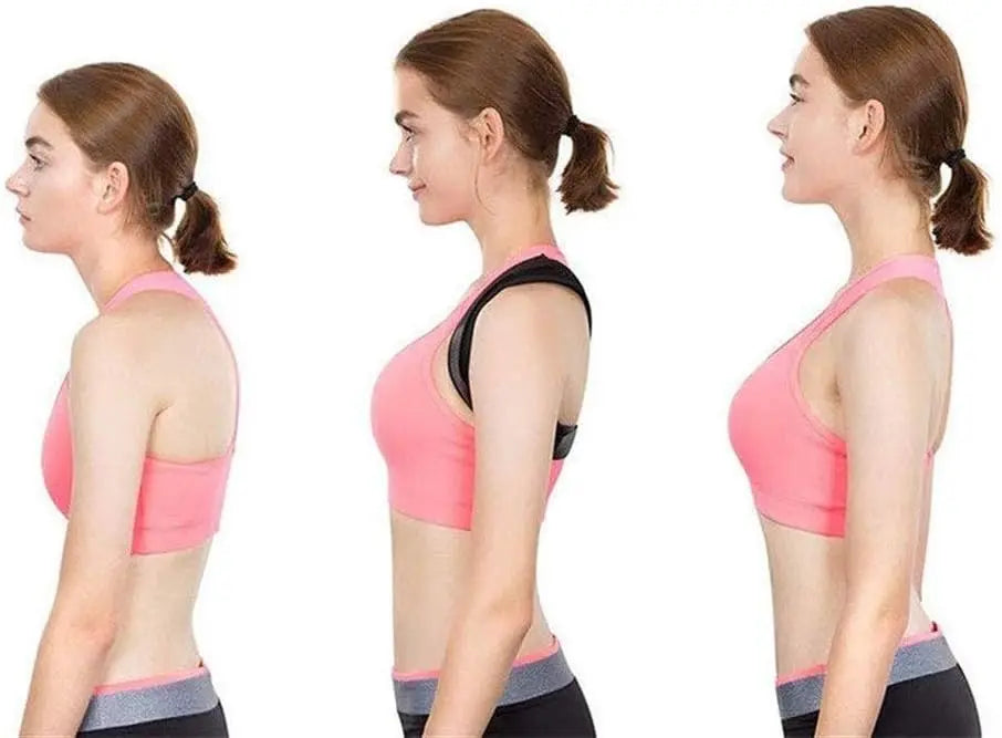 Adjustable Back Shoulder Posture Corrector Belt Clavicle Spine Support Reshape Your Body Home Office Sport Upper Back Neck Brace - WORLDZii