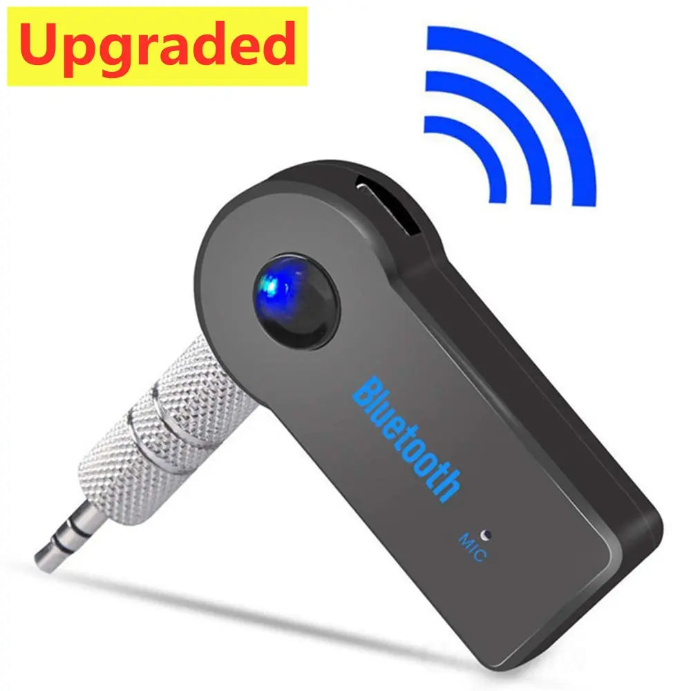 3.5 AUX Jack Stereo Music Audio Car Transmitter Speaker Amplifier Wireless Adapter with Mic