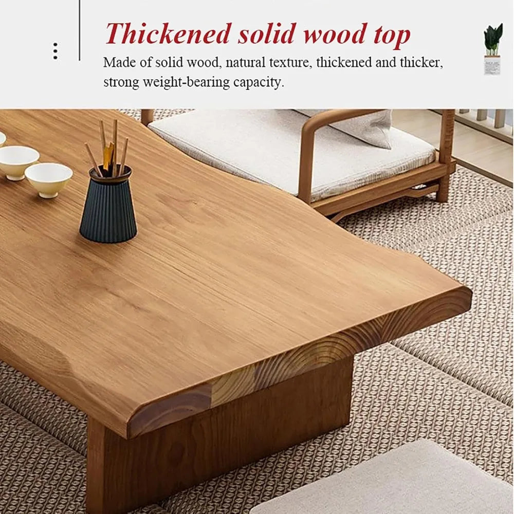 Large Japanese Low Table for Sitting on the Floor - WORLDZii