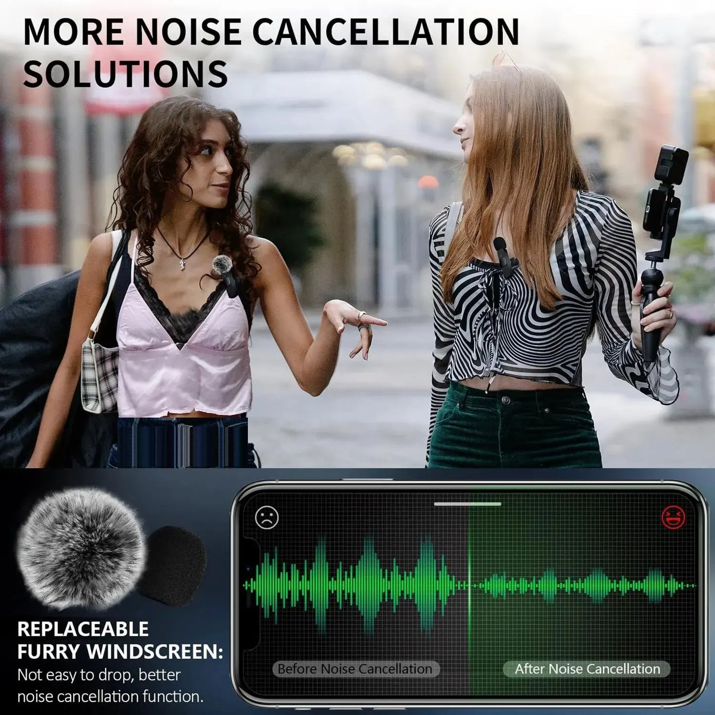 NEW Wireless Lavalier Microphone Audio Video Recording Mini Mic - WORLDZii