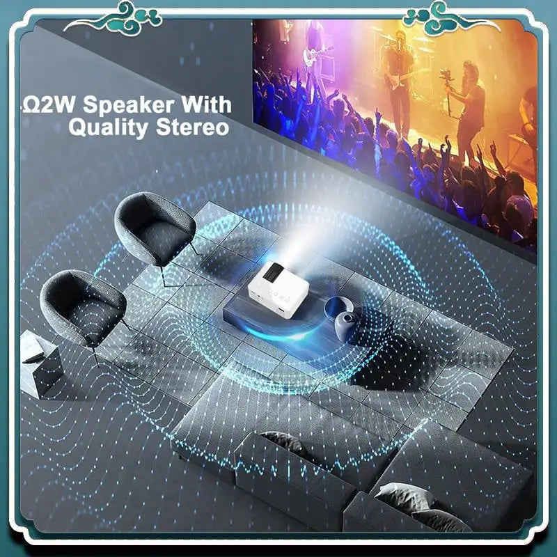 YT100 Mini Multi-Function Projector - WORLDZii