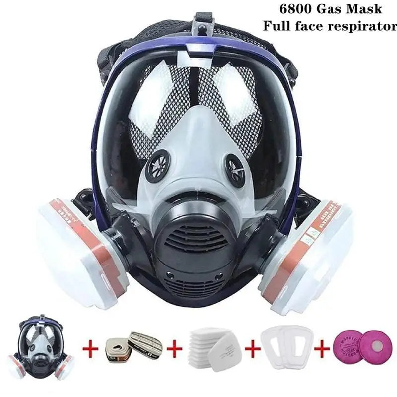 Chemical Gas Mask-Dust Respirator and Anti-Fog - WORLDZii
