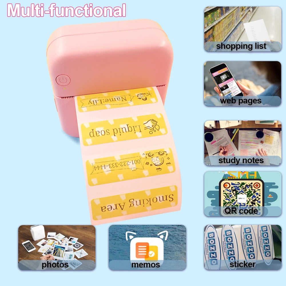 KGG Mini Portable Thermal Printer - WORLDZii