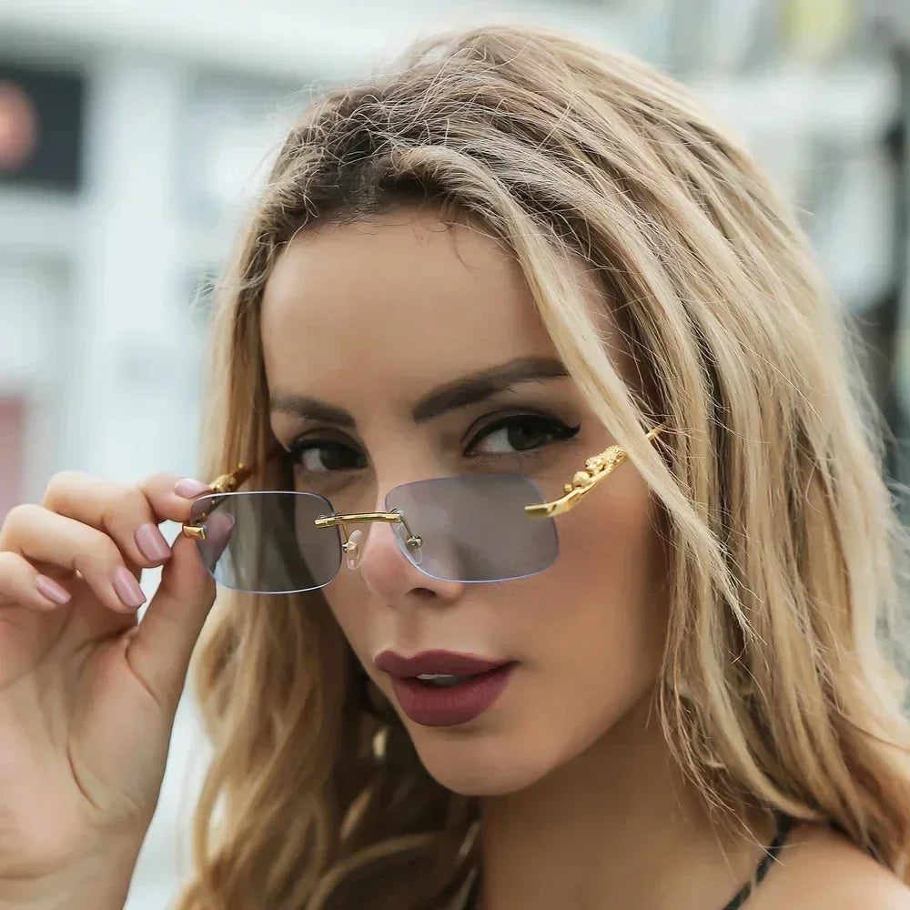 New Frameless Tinted Glasses Shades for Women and Men