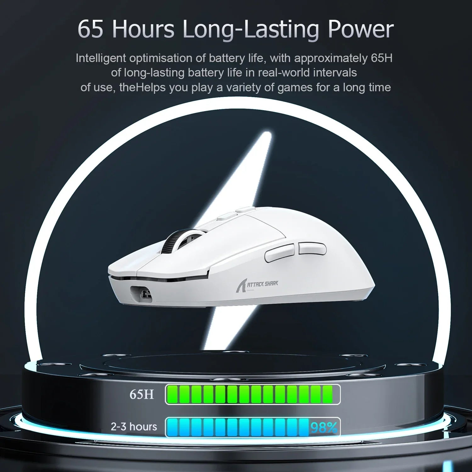 ATTACK SHARK X6 Bluetooth Computer Mouse - WORLDZii