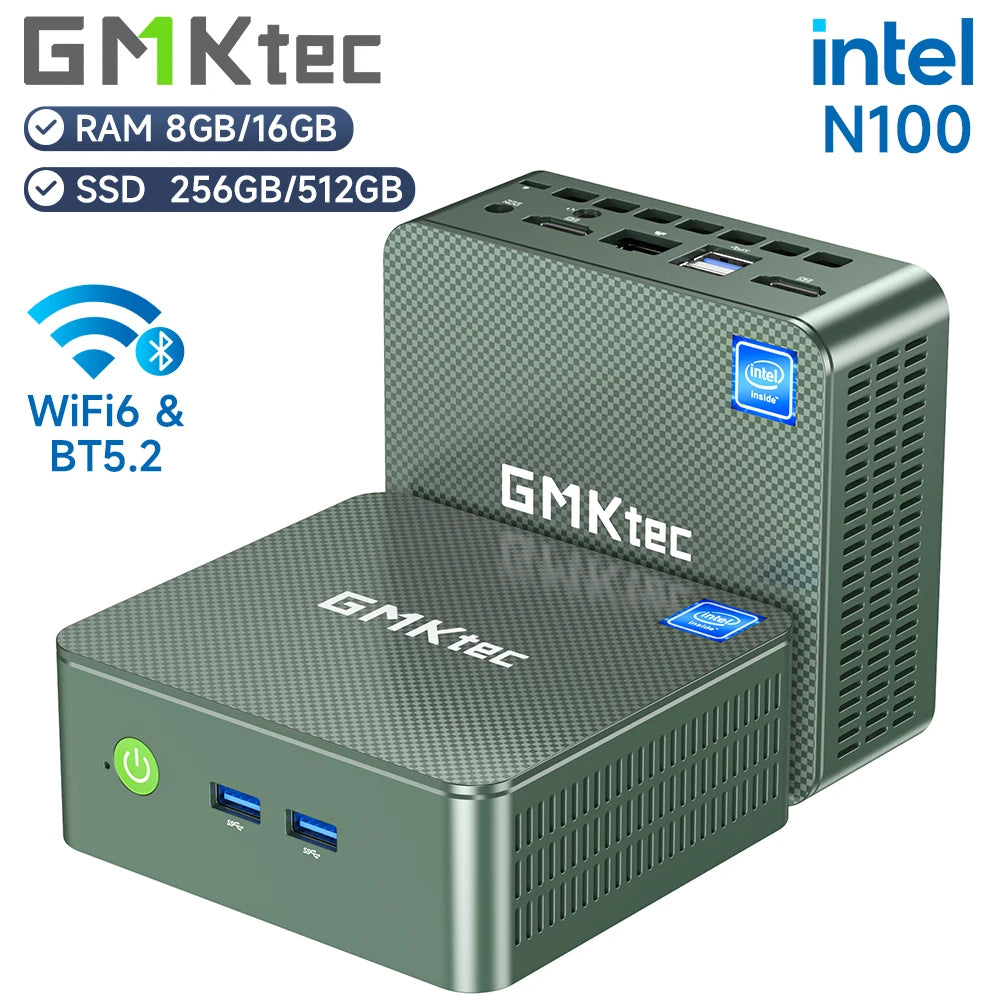 GMKtec G3 Mini PC Intel Alder Lake N100 Windows 11 Pro - WORLDZii