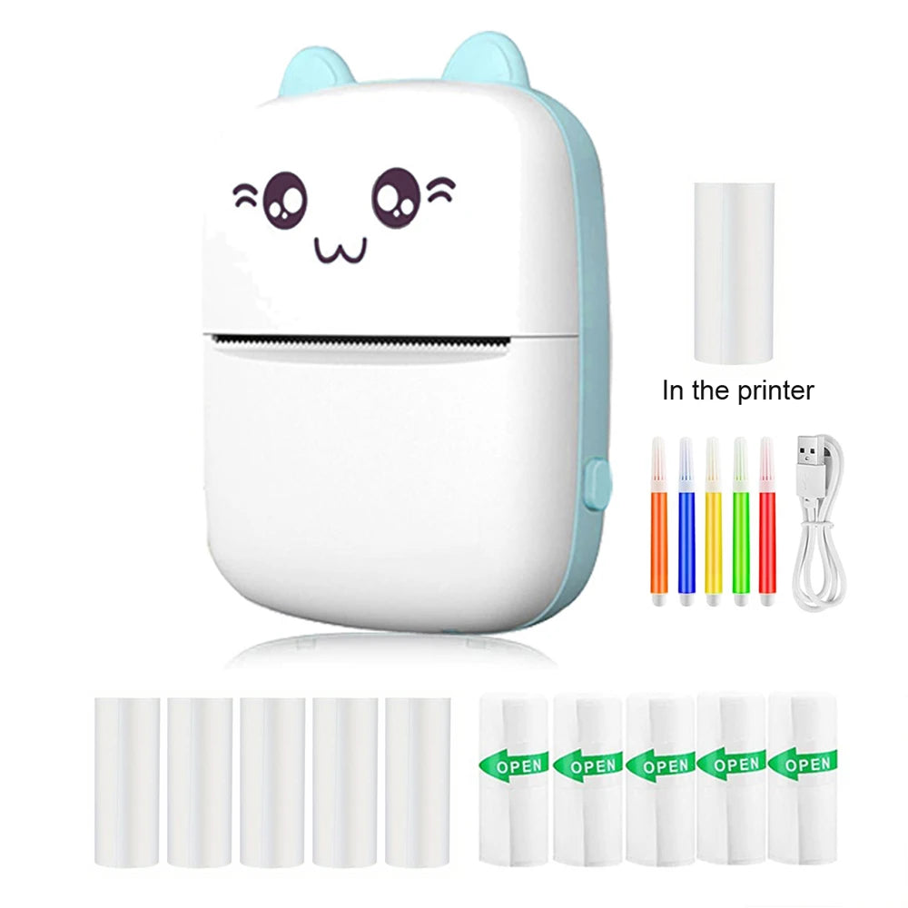 Mini HD Portable Label Thermal Inkless Printer - WORLDZii