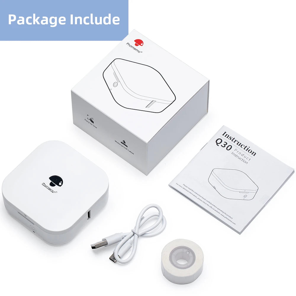 Phomemo Q30 Mini Thermal Printer - WORLDZii