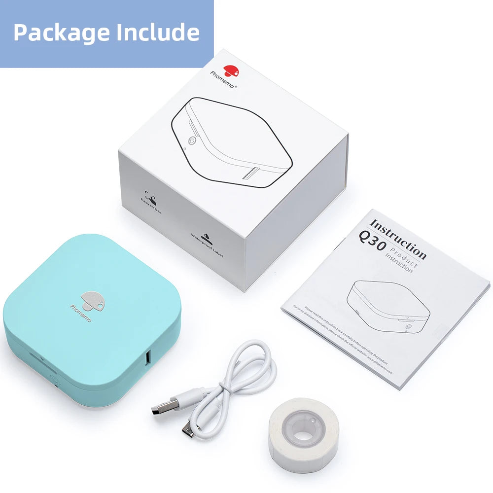 Phomemo Q30 Mini Thermal Printer - WORLDZii