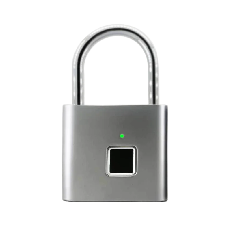 RAYKUBE P2 Smart Fingerprint Padlock With Built-in Rechargeable Battery - WORLDZii
