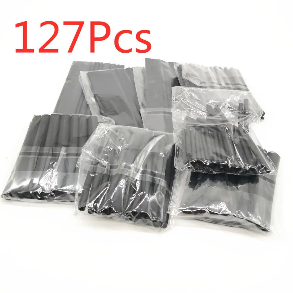 127-750pcs Heat-shrink Tubing Thermoresistant for Wire Cable Insulation Sleeve - WORLDZii