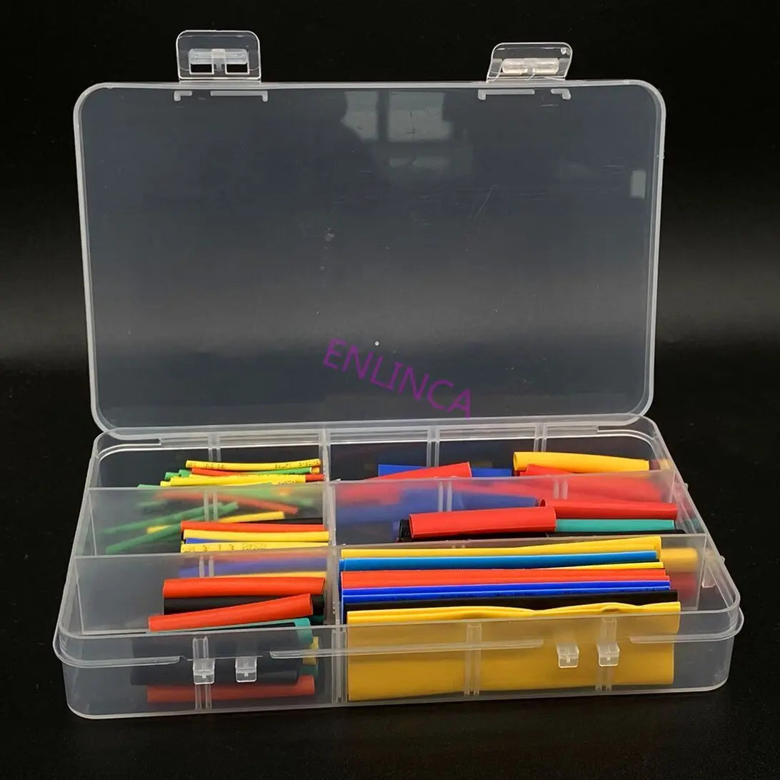 127-750pcs Heat-shrink Tubing Thermoresistant for Wire Cable Insulation Sleeve - WORLDZii
