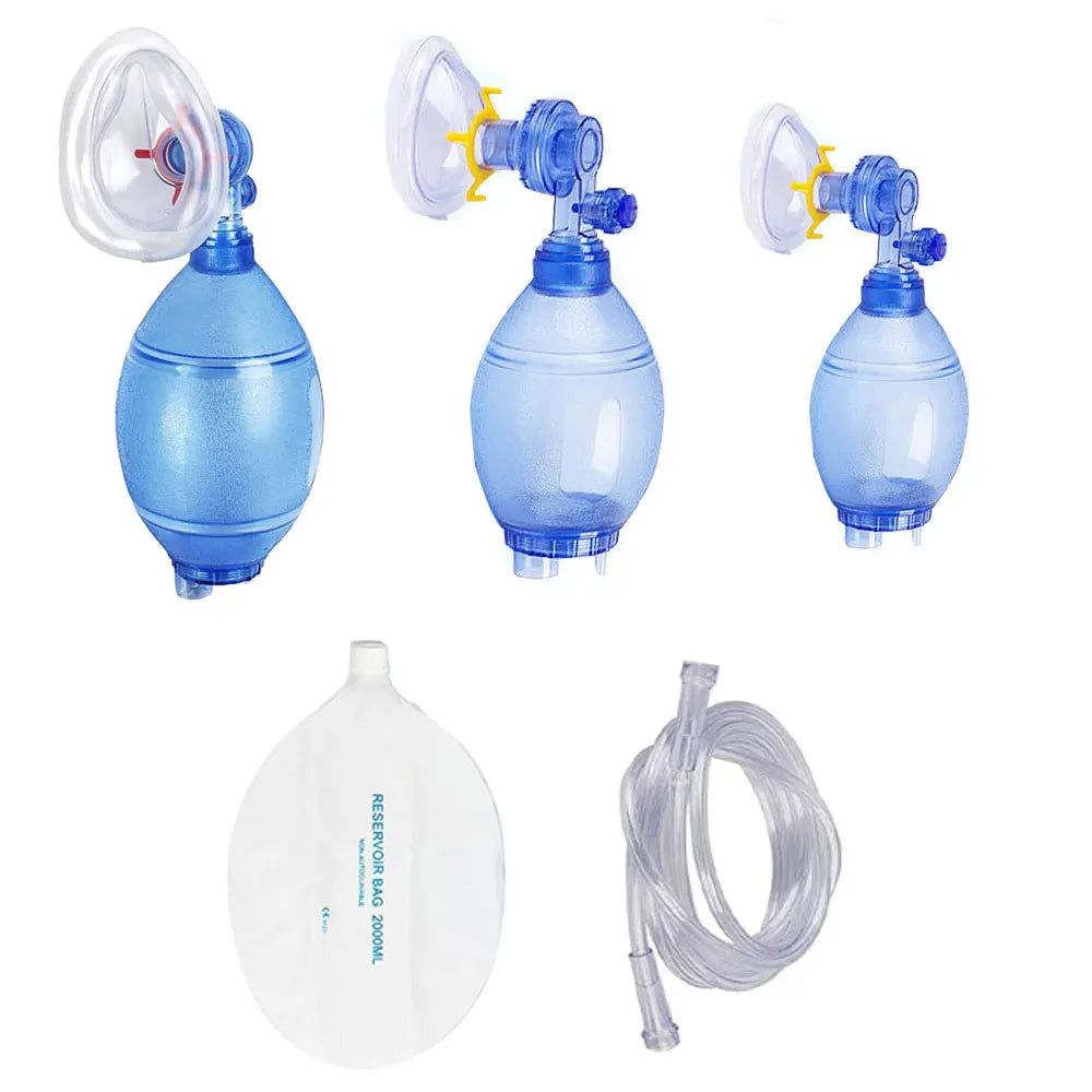 First Aid Manual PVC Adult/Child/Infant Resuscitation Ambu Bags - WORLDZii
