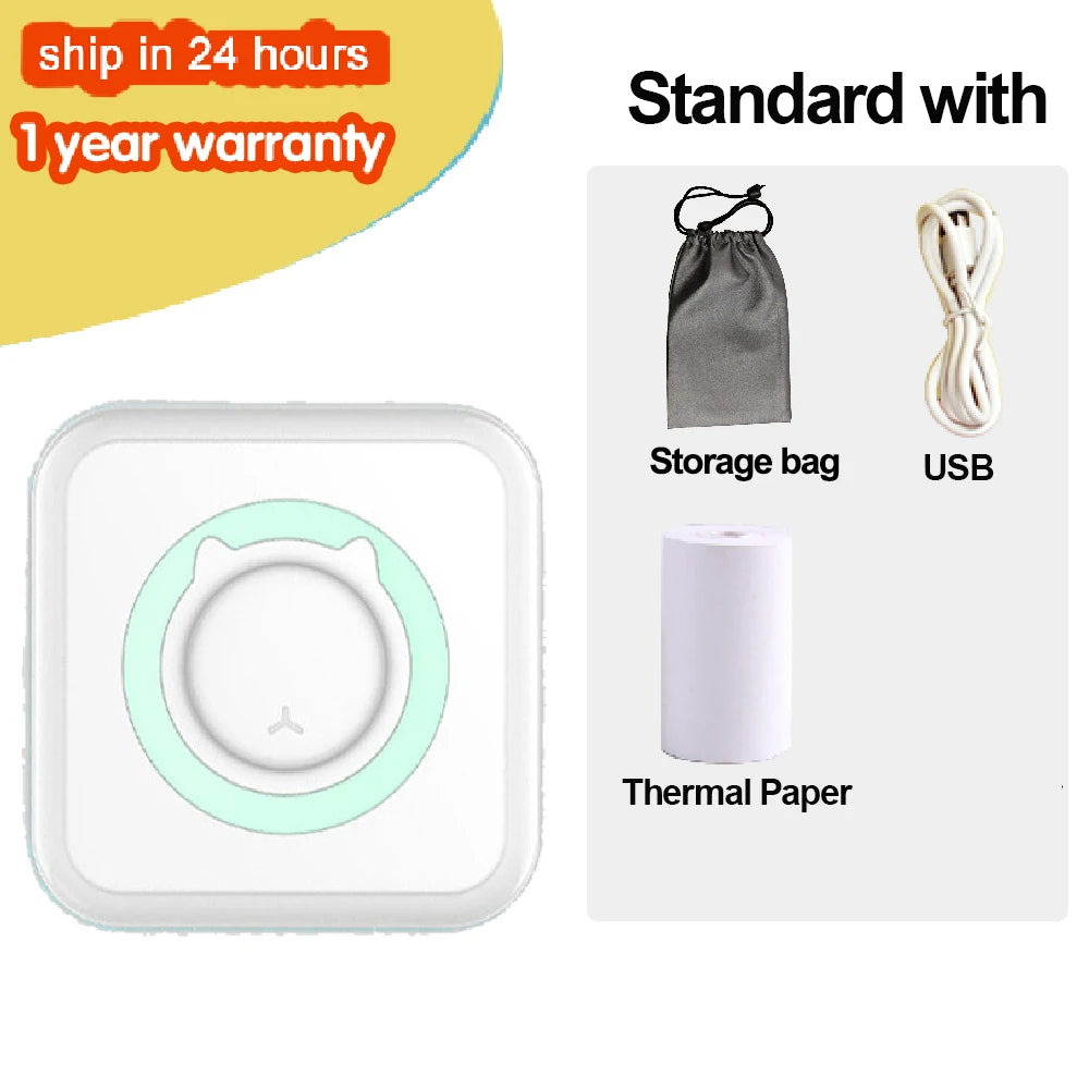 KGG Mini Portable Thermal Printer - WORLDZii