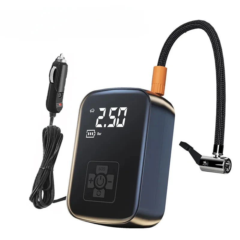 Car Air Compressor Electric Tire Inflator Pump - WORLDZii