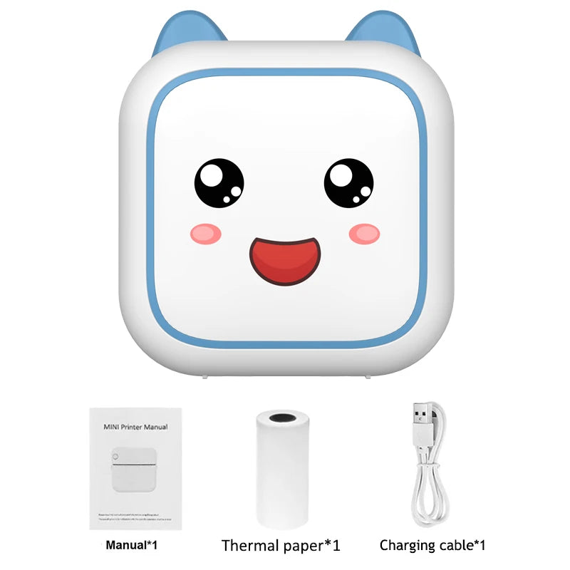 Mini Smile Printer Inkless with Thermal Paper - WORLDZii
