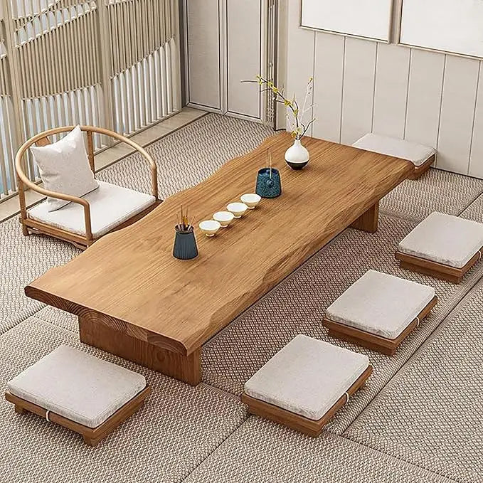 Large Japanese Low Table for Sitting on the Floor - WORLDZii