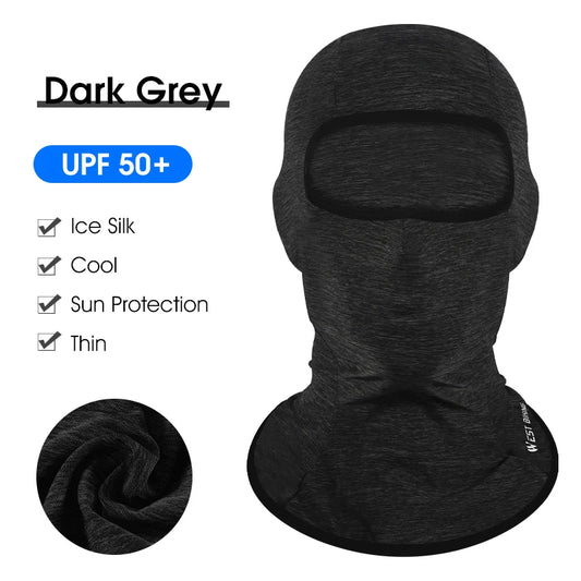 Men Full Face Mask Bicycle Motorcycle Running Cooling Sport Gear