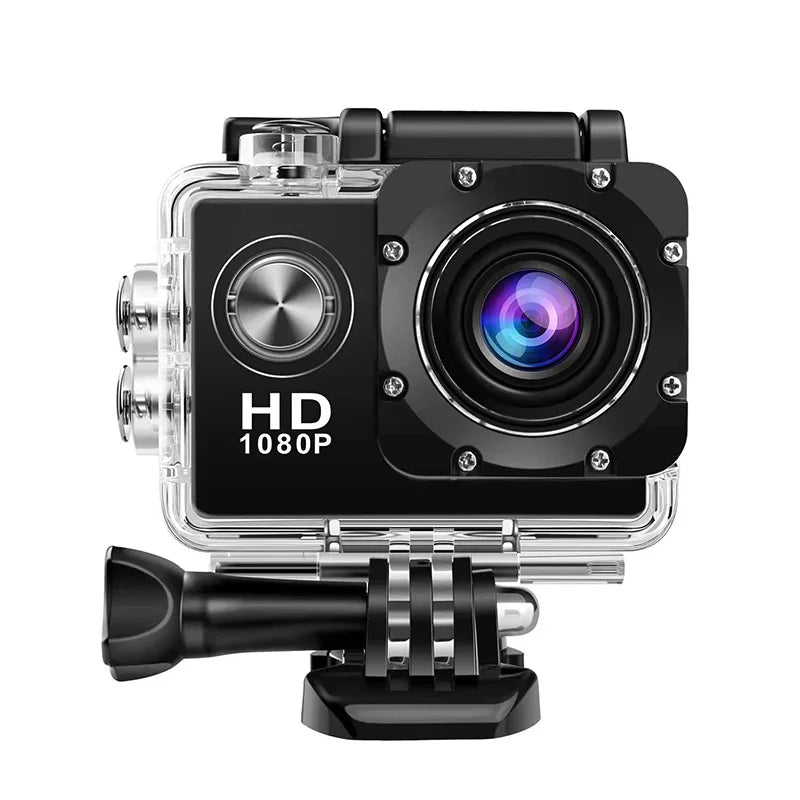 4K Ultra HD Action Camera 3MP 900mAh Underwater Waterproof - WORLDZii